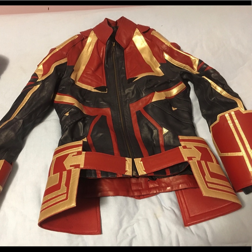 Captain Marvel Leather Jacket